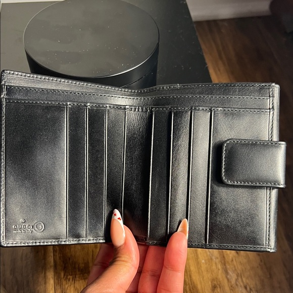 Gucci Vintage G Continental Black Leather Wallet - Picture 5 of 9